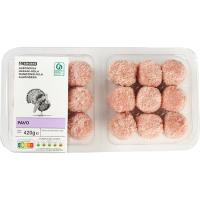 Albóndigas de pavo EROSKI, bandeja 420 g Albóndigas de pavo EROSKI, bandeja 420 g