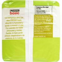 Compresa ultres ales super EROSKI BASIC, paquet 12 u