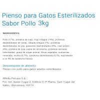 Alimento de pollo gato adulto esterilizado ULTIMA, saco 3 kg