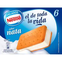 Sandwich de nata NESTLE LA LECHERA, pack 6x54 g