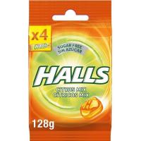 Caramel sense sucre HALLS VITA-C, pack 4x32 g