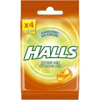 Caramel sense sucre HALLS VITA-C, pack 4x32 g