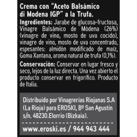 Crema balsámica de trufa Eroski SELEQTIA, botella 25 cl 