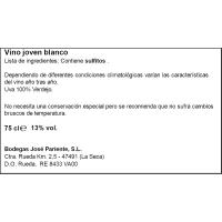 VINO DO RUEDA JOSE PARIENTE VINO DO RUEDA JOSE PARIENTE
