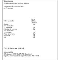 Vi negre del Penedès SUMARROCA, ampolla 75 cl