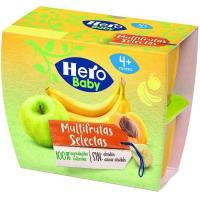 Tot fruita multifruites HERO, pack 4x100 g