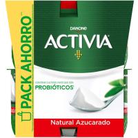 Activia natural ensucrat DANONE, pack 8x120 g