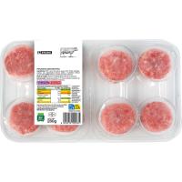 Mini hamburguesa de vedella EROSKI, 8 u., safata 280 g