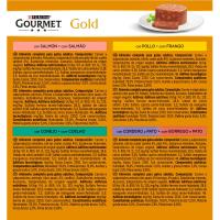 Assortit de terrines per a gat Gourmet Gold, pack 8x85 g