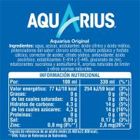 Bebida isotònica de limòn AQUARIUS, pack 9x33 cl