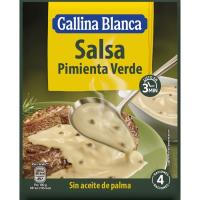 Salsa de pimienta verde GALLINA BLANCA, sobre 50 g