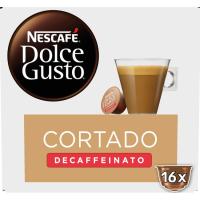 Café cortado descafeinado DOLCE GUSTO, caja 16 uds