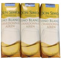 Vino Blanco Chardonnay DON SIMON, pack 3x25 cl