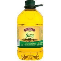 Aceite de oliva suave 0,4º BORGES, garrafa 3 litros