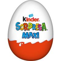 Ou maxi de xocolata KINDER SORPRESA, 1 u., 100 g