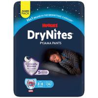 Pañal niño 3-5 años 16-23 kg HUGGIES DryNites, paquete 16 uds.