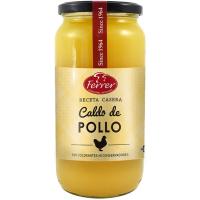 Caldo de pollo FERRER, frasco 940 ml