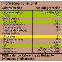 Activita gust de maduixa-plàtan-coco-pinya EROSKI, pack 12x100 ml