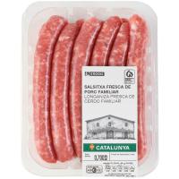 Salchicha fresca de cerdo, bandeja 700 g