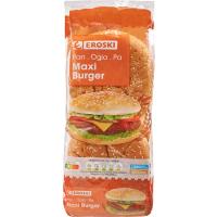 Pa hamburguesa Maxiburguers EROSKI, 4 u., paquet 300 g