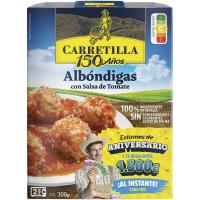 Albondigas con tomate CARRETILLA, bandeja 300 g