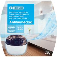 Ambientador antihumitat EROSKI, aparell-recanvio 450 g