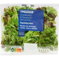 Ensalada de brotes tentación EROSKI, bolsa 70 g