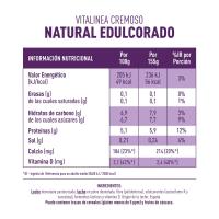Yogur desnat. natural edulcorado DANONE Vitalínea, pack 4x120 g