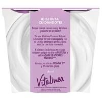Yogur desnat. natural edulcorado DANONE Vitalínea, pack 4x120 g