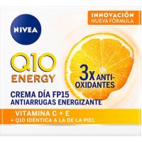 Energizante antiarrugues FP15 NIVEA Q10, pot 50 ml
