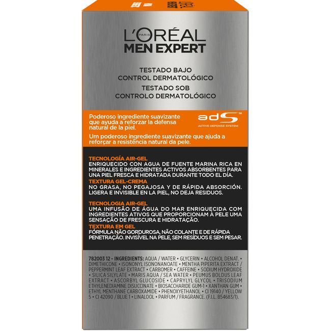 Gel hidratant Energetic L`OREAL Men Expert, pot 50 ml