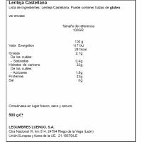 Llenties selecta LUENGO, paquet 500 g