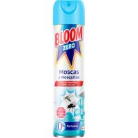 Insecticida moscas mosquitos zero BLOOM, spray 400 ml