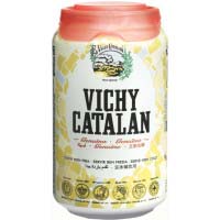 Aigua amb gas VICHY CATALAN, lata 33 cl