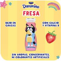 Bebedino sabor maduixa DANONE, pack 4x100 ml