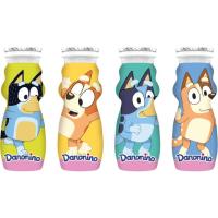 Bebedino de fresa-plátano DANONE, pack 4x100 ml