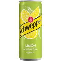 Refresc de llimona amb gas SCHWEPPES, llauna 33 cl