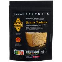 Queso rallado Grana Padano EROSKI SELEQTIA, bolsa 100 g