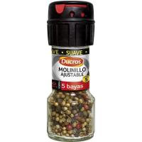 Molinillo ajustable 5 bayas DUCROS, frasco 24 g