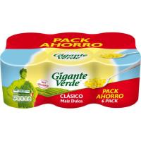 Blat de moro dolç GIGANTE VERDE, pack 6x140 g