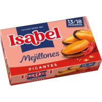 Mejillón en salsa picante 13/18 piezas ISABEL, lata 115 g