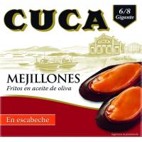 Mejillón en escabeche 6/8 piezas CUCA, lata 115 g