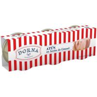 Tonyina en oli de gira-sol DORNA, pack 3x80 g