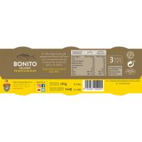 Bonito en aceite de oliva ALBO, pack 3x65 g