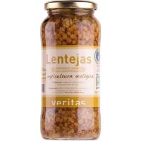 Lentejas cocidas VERITAS, frasco 400 g 