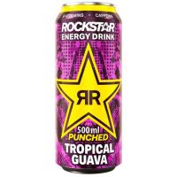 Refresco energético guava ROCKSTAR, lata 50 cl