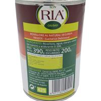 Setas naturales en trozos RIA, frasco 200 g