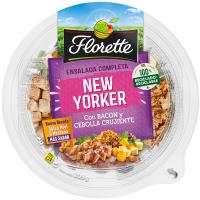 Ensalada New Yorker bacon cebolla crujiente FLORETTE, bowl 205 g