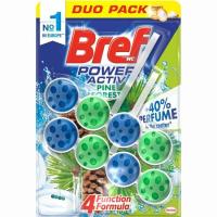 Limpiador wc duo activo natur BREF, pack 2x50 g