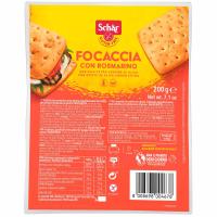 Focaccia Rosmarino sin gluten SCHAR, paquete 200 g